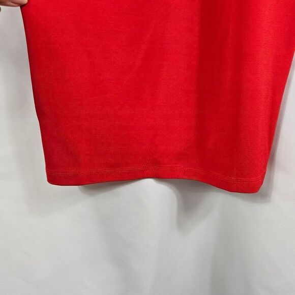 Fleur Du Mal High Neck Halter Slip Dress in Red - Size M - Picture 7 of 11